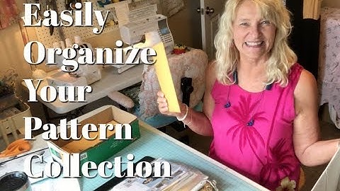 The Best Way to Organize your Sewing Pattern Collection