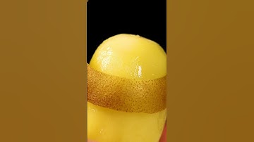 Thumbnail of How to peel a golden kiwi like a pro? #asmr #asmrvideo #asmrfood #asmrsounds #fruit #kiwi #surgery