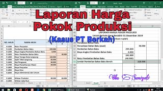 LAPORAN HARGA POKOK PRODUKSI PERUSAHAAN MANUFAKTUR