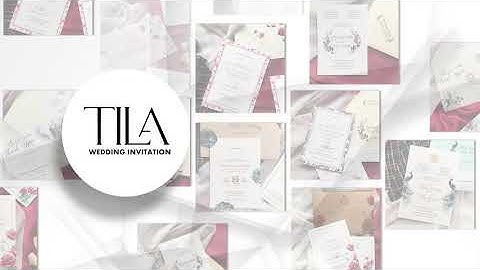 BỘ SƯU TẬP 28 MẪU thiệp cưới ĐỘC QUYỀN ĐẠI LÝ - Clip 01 I Thiệp cưới TILA