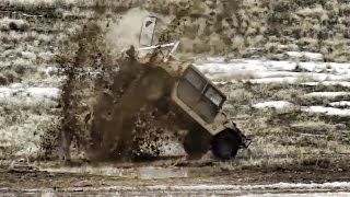 A10 Warthogs Target Practice On Humvees • Slow Mo Hits