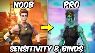 Finding Sensitivity And Binds! Noob To Pro Fortnite Episode 1
