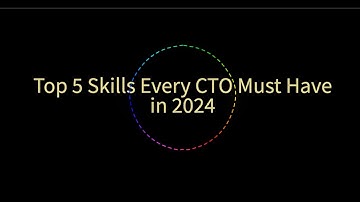 Episode 1 | Top 5 Skills Every CTO Must Have in 2024