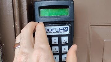 How to access the CodeBox Lockbox