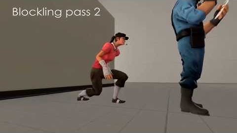 Character animation: sneak takedown | blocking pass 2