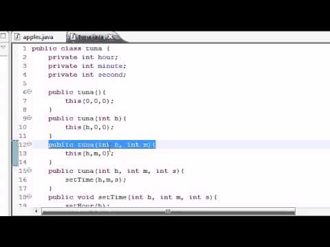 Java Programming Tutorial   41   Building Objects for Constructors Video Lecture  Other Programming