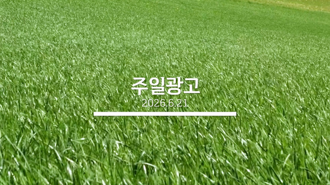 20260621 교회소식
