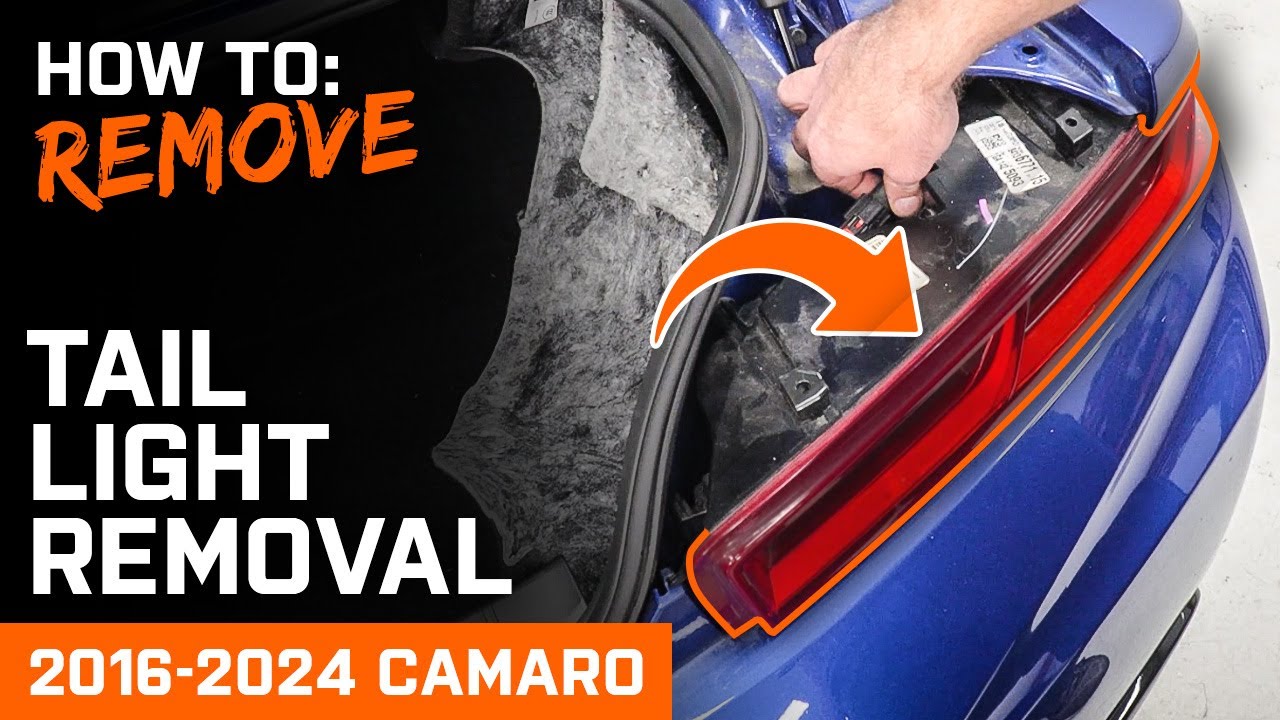 How to Remove Stock Tail Lights | 2016-2024 Camaro