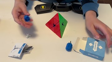 Brand New MoYu Weilong Pyraminx Unboxing by BossTu