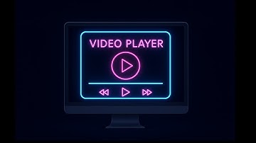 How to Build a Neon HTML5 Video Player (CSS + JavaScript Tutorial)