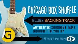 Video thumbnail of "Uptown Box Shuffle backing track in G | Chicago blues style classic shuffle"