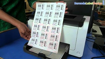 How to create and Print Barcode Labels by Laser Printer using DRPU Barcode Label Maker Software