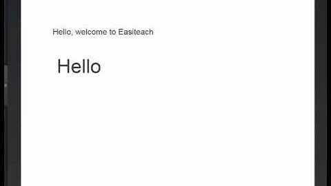 Handwriting and Shape Recognition in EasiTeach