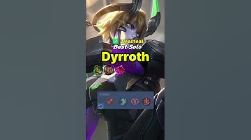 ✅ Dyrroth Lifesteal Tutorial (BY RENYAAA)  #mobilelegends #mlbb #gaming #chouexp #shortvideos