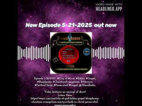 Episode 5 14 2025 City Of God Bibles Gospel Blasphemy ChristianEvangelism Martyrs Fa
