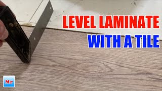 Secrets to Perfectly Matching Laminate Flooring and Tile Heights