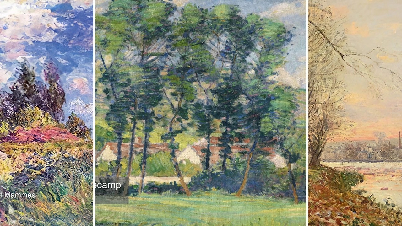 Impressionist Art TV — Silent Art Gallery · October 11 Afternoon | Red Rooffs… & others