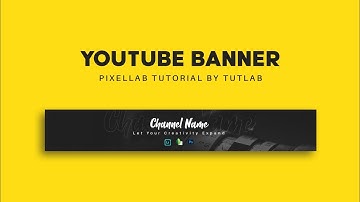 Simple Youtube Banner Design || Photography Banner Design By TutLab