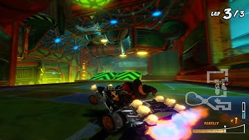 Crash Nitro-Fueled - Tawna Vs Oxide N.Gin Labs Time Trial #17 - Crash Team Racing 2019 Walkthrough