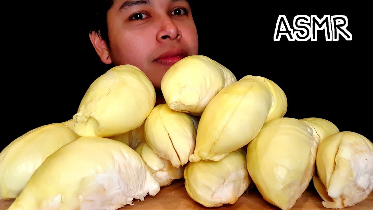 ASMR - DURIAN กินทุเรียน (EATING SOUNDS )  | Z.Skin ASMR