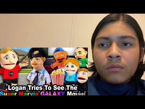 sml movie logan tries to see the super marvin galaxy movie reaction