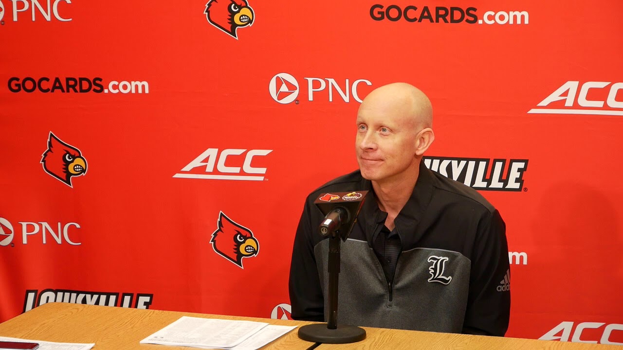 Chris Mack - Louisville Men&#39;s Basketball - Boston College Preview 2020-01-28 - YouTube