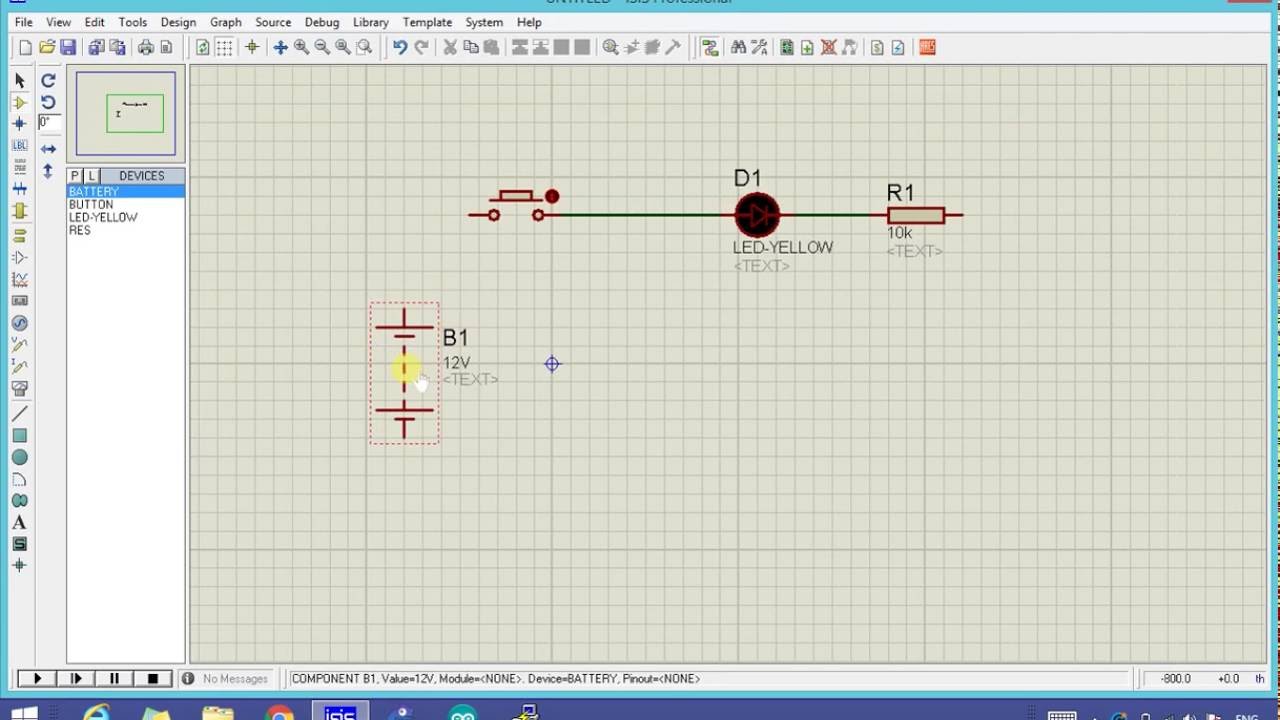 Simple Circuit Simulation Led Test Simple Circuit Simulation Led Test