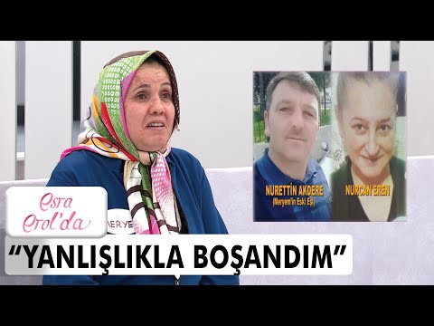 Nurettin tekrar barışmak isteyen eski eşi Meryem'i nikahına davet etti! - Esra Erol'da 12 Ocak 2022