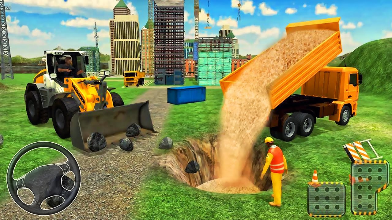 Tunnel Mega Machines #2 - Highway Construction Simulator 3D - Best Android Gameplay