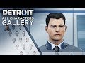 All Skins/Outfits/Characters in the Gallery - DETROIT BECOME HUMAN