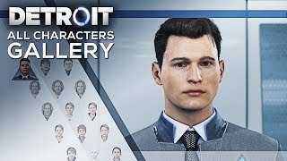 All Skins/Outfits/Characters in the Gallery - DETROIT BECOME HUMAN