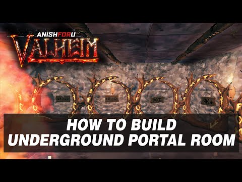 How to make an underground portal room in Valheim