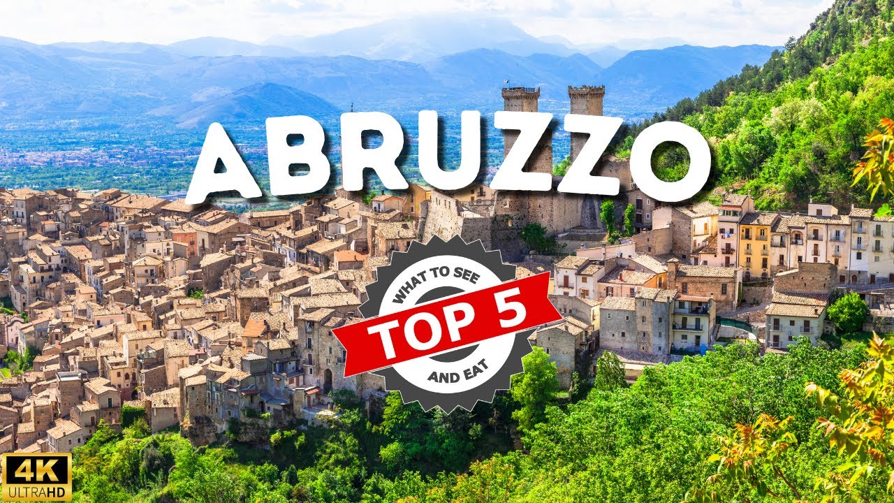 Топ 5 | Abruzzo - Что посмотреть и поесть в 2024 году | 4K