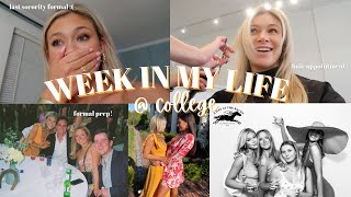 WEEK IN MY LIFE AT COLLEGE VLOG | Hair Appointment, Auditions, Last Sorority Formal + More!