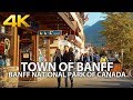 BANFF NATIONAL PARK - Town of Banff, Alberta, CANADA, Travel, 4K UHD