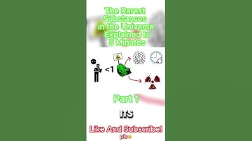 The Rarest Substances in the Universe Explained In 5 Minutes Part 1 #shorts #universe #science #rare