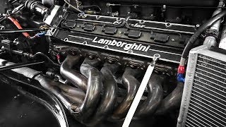 This is a 1992 minardi m192 formula 1 car and it's powered by one of
the best sounding f1 engines: lamborghini le3512 3.5-liter v12! i
can't hide that'...