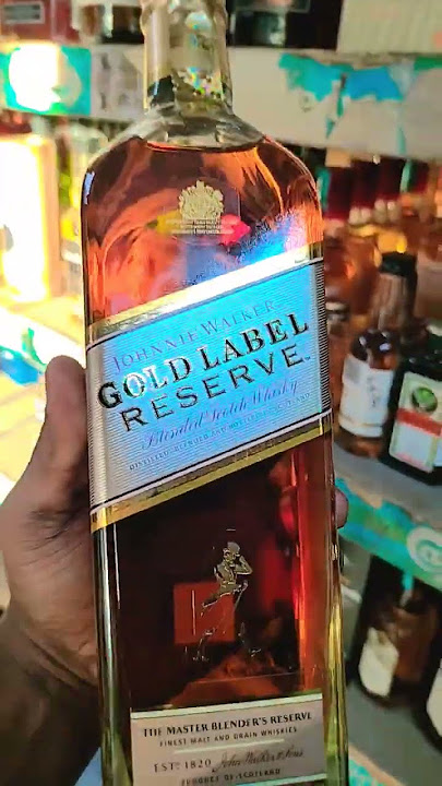 Jhonny walker Gold label Reserve Blended Scotch whisky 🥃🥃🍺🍻😁😅🍸🍸🍷🍻#cocktail #vodka