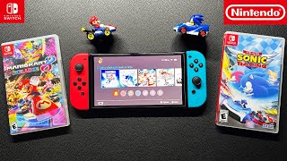 Mario Kart 8 Vs Team Sonic Racing | Nintendo Switch OLED | Gameplay