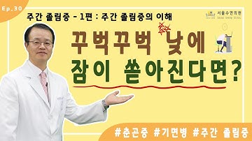 꾸벅꾸벅 낮에 잠이 쏟아진다면?[홍박사의 수면톡]