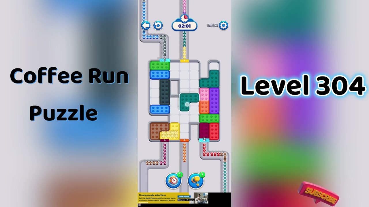 ☕ Coffee Run Puzzle Level 304 Walkthrough 🔍 | Coffee Run Level 304