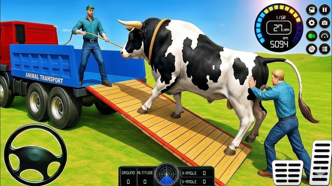 Animal Cargo Truck Driving Game 3D - Animal Transport Cargo Truck 2024 - Android Gameplay