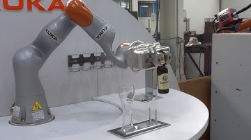 Robot will serve your Beer! - KUKA Cobot - LBR iiwa