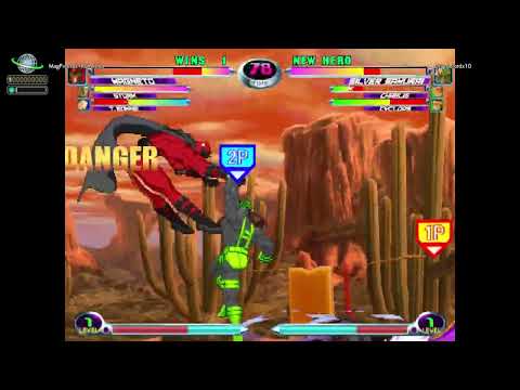 MvC2: Dragonlordx10 - Samurai + Cyke AAA 74 & 80 Piece Raimeken Combos .:7.23.25:.