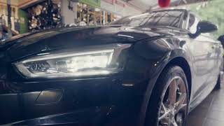 How does it look when AUDI A5 upgrade to Sport rims in Full Chrome?