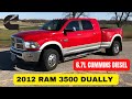 2012 RAM 3500 6.7L CUMMINS DIESEL Laramie Mega Cab DELETED AND TUNED - SOLD