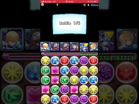 【パズドラ】鬼滅の刃コラボダンジョン超地獄級周回　ユージオPT
