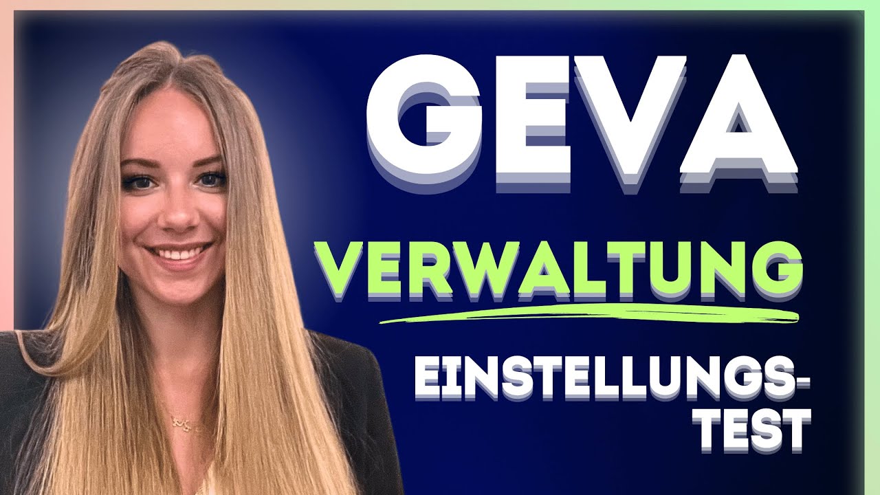 👩🏻‍💼✍🏼 GEVA Institut Einstellungstest | Verwaltungsfachangestellte Einstellungstest vorbereiten