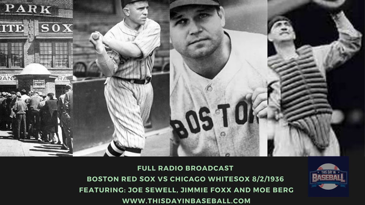August 2 1936 Red Sox vs White Sox Radio Broadcast