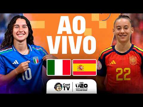 AO VIVO: ITÁLIA X ESPANHA | COPA DO MUNDO FEMININA SUB-20 FIFA 2026 | SEMIFINAL